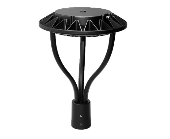 100w led post top light