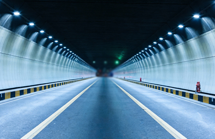 100W LED tunnel light used to Tunnel in Chile