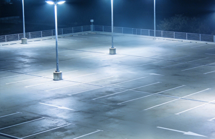 50W LED flood light used to Outdoor Parking Lot in Costa Rica